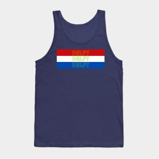Delft City in Netherlands Tank Top